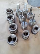 Pistons and cylinders of compressors